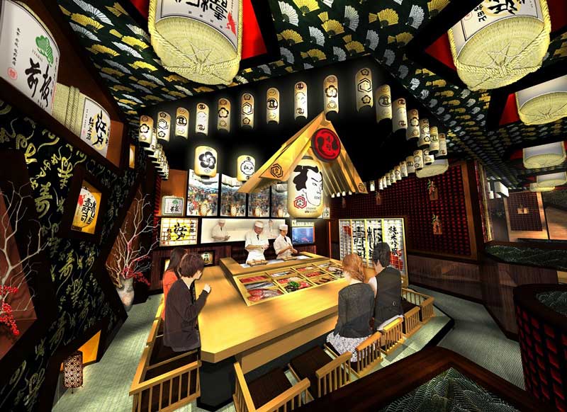 江戸時代にタイムトリップできる 劇場型 寿司店が赤坂見附にオープン マガジンサミット