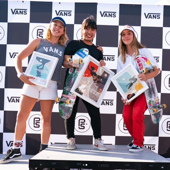 カリフォルニアで行われたスケートボードコンテスト『VANS PARK SERIES』で中村貴咲が復活優勝！