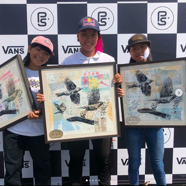 Vans Park Seriesワールドチャンピオンシップスで日本女子が表彰台を独占！