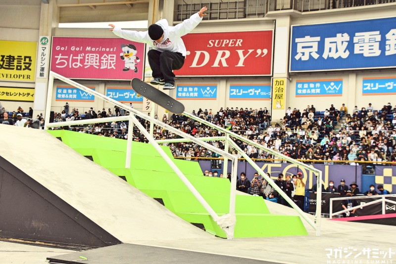 堀米雄斗・白井空良によるニュートリックの応酬】X Games Chiba 2022