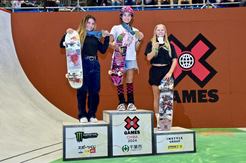 【X Games Chiba2024パーク】アリサ・トルーが3連覇の快挙&#038;トム・シャーが優勝